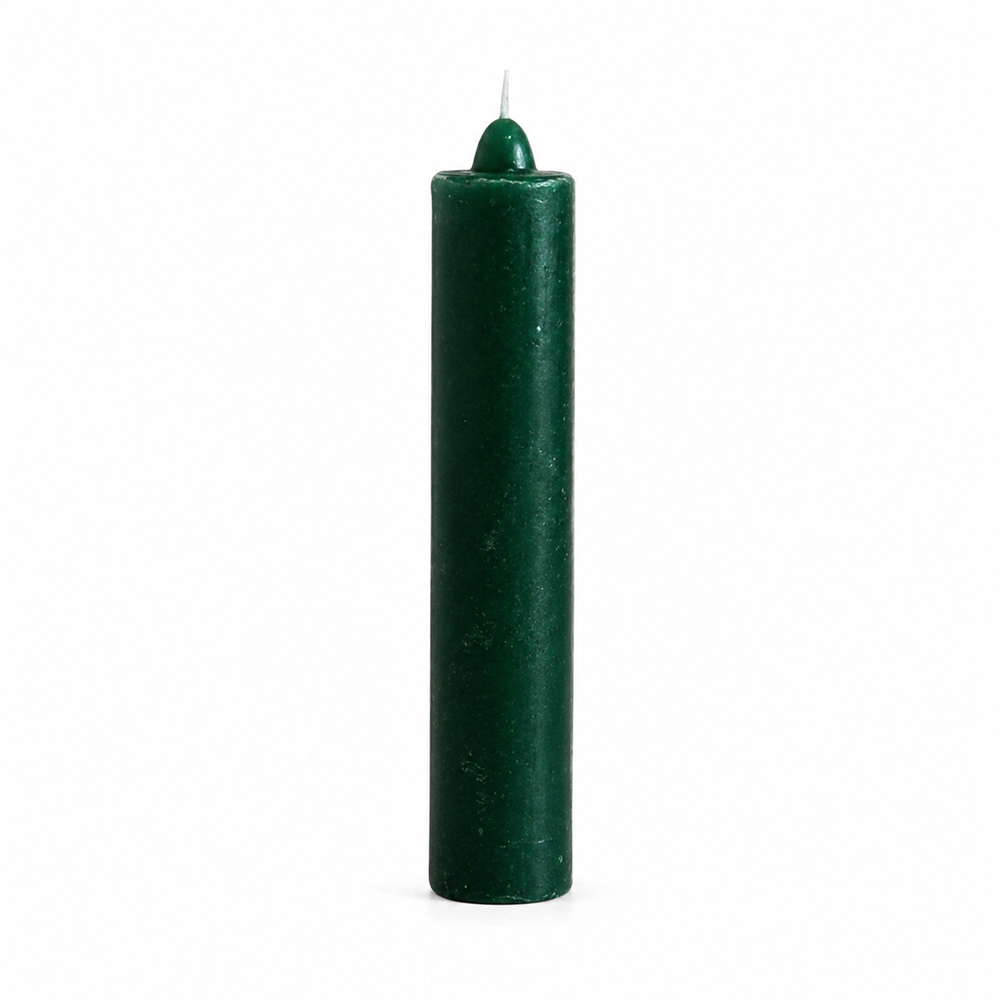 Green Prayer Candle for Money Prosperity and Success